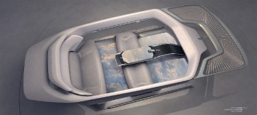 Lincoln Model L100 Interior Sketch